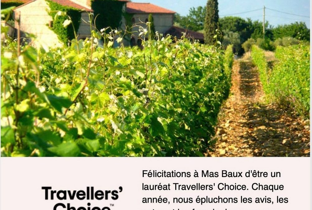 Lauréat Travellers’ Choice 2020